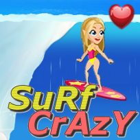 ملصق اللعبة Surf Crazy