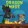 poster of Dragon vs Mage game