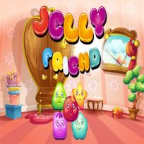 ملصق اللعبة Jelly friend smash