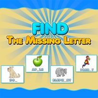 ملصق اللعبة Find The Missing Letter