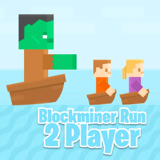 poster of Play Blockminer Run Two Player Game Online 2024 game