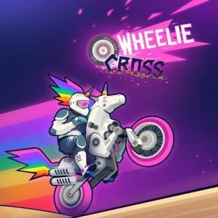 ملصق اللعبة Wheelie Cross