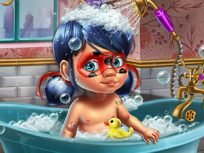 poster of Ladybug Baby Shower Care game