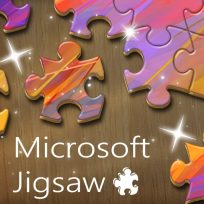 ملصق اللعبة Microsoft Jigsaw