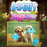 ملصق اللعبة Doggy Jigsaw