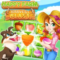 ملصق اللعبة Happy Farm Harvest Blast