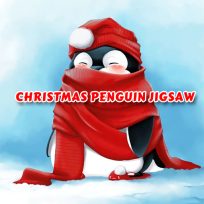 ملصق اللعبة Christmas Penguin Puzzle