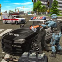 ملصق اللعبة Police cop driver simulator