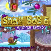 ملصق اللعبة Snail Bob 6