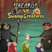 poster of Wizards vs Swamp Creatures game