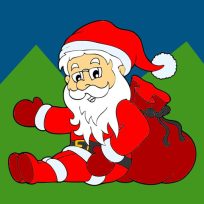 ملصق اللعبة Santa Claus Coloring Book