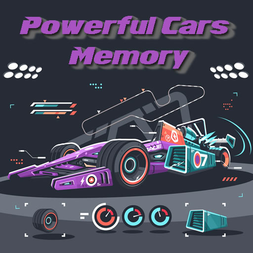 poster of Play Powerful Cars Memory Game Online 2024 game
