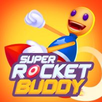 ملصق اللعبة Super Rocket Buddy