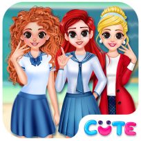 poster of BFF Princess Back To School game