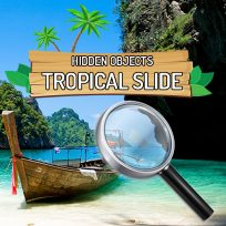 ملصق اللعبة Hidden Objects Tropical Slide