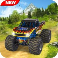 ملصق اللعبة Xtreme Monster Truck Offroad Racing Game