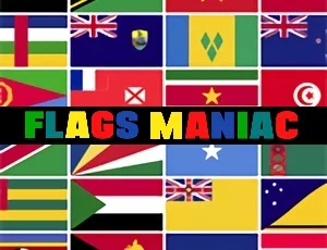 poster of Play Flags Maniac Game Online 2024 game