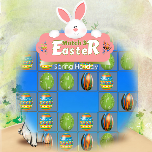 poster of Play Easter Eggs Match 3 Deluxe Game Online 2024 game