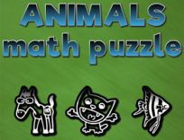 poster of Animals math puzzles game