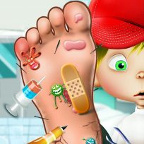 ملصق اللعبة Foot Treatment