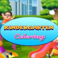 ملصق اللعبة Kindergarten Coloring