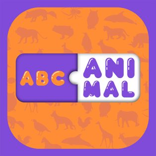 ملصق اللعبة ABC ANIMAL