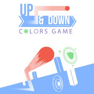 ملصق اللعبة Up and Down Colors Game