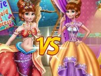 poster of Anna Mermaid Vs Princess game