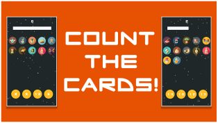 ملصق اللعبة Count the Cards for kids Education