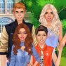 poster of Superstar Family Dress Up Game game