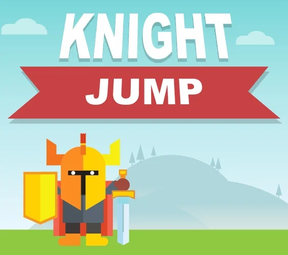 poster of Play knight jump Game Online 2024 game