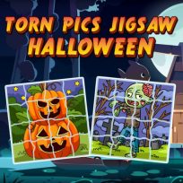 ملصق اللعبة Torn Pics Jigsaw Halloween