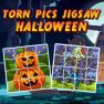 poster of Torn Pics Jigsaw Halloween game