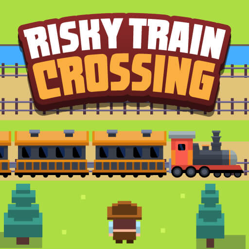 poster of Play Risky Train Crossing Game Online 2024 game