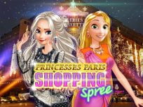 poster of Princesses Paris Shopping Spree game