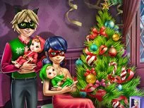 poster of Dotted Girl Family Christmas game