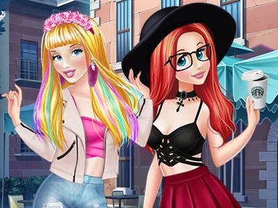 poster of Play 100 Trendy Crop Top Looks for Princess Game Online 2024 game
