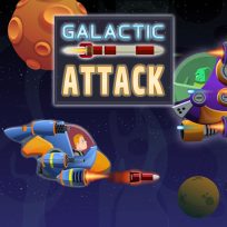 ملصق اللعبة Galactic Attack