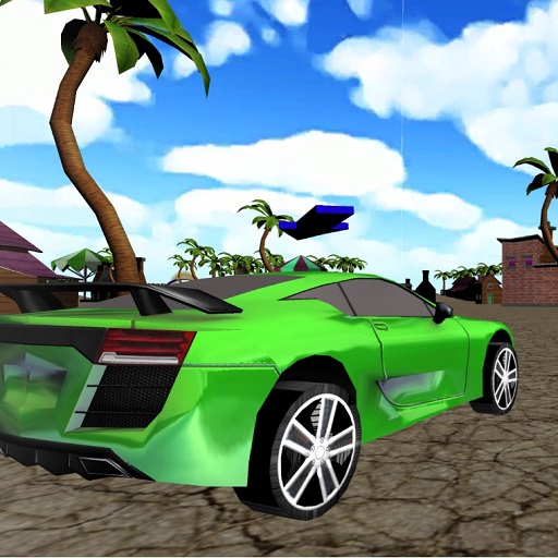 poster of Play Xtreme Beach Car Racing Game Online 2024 game