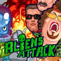 poster of Aliens Attack game