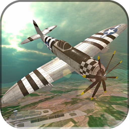 poster of Play Airplane Free Fly Simulator Game Online 2024 game