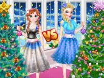 poster of Ellie VS Annie Christman Tree! game