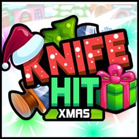 ملصق اللعبة Knife Hit Xmas