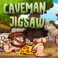 poster of Caveman Jigsaw game