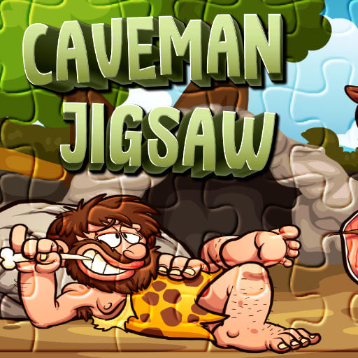 poster of Play Caveman Jigsaw Game Online 2024 game