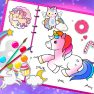 poster of Fabulous Cute Unicorn Coloring Book game