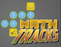 ملصق اللعبة Math Tracks