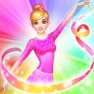 poster of Gymnastics Girls Dress Up Game game