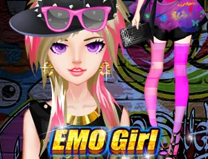 poster of Play Fashion EMO Girl Game Online 2024 game