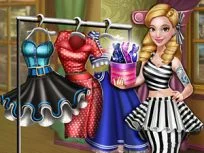 poster of Dove Pinup Dolly Dress Up game